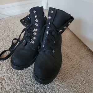 Stylish combat boots